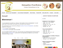 Tablet Screenshot of osteopathietroisrivieres.com